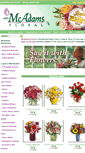 Mobile Screenshot of mcadamsfloral.com